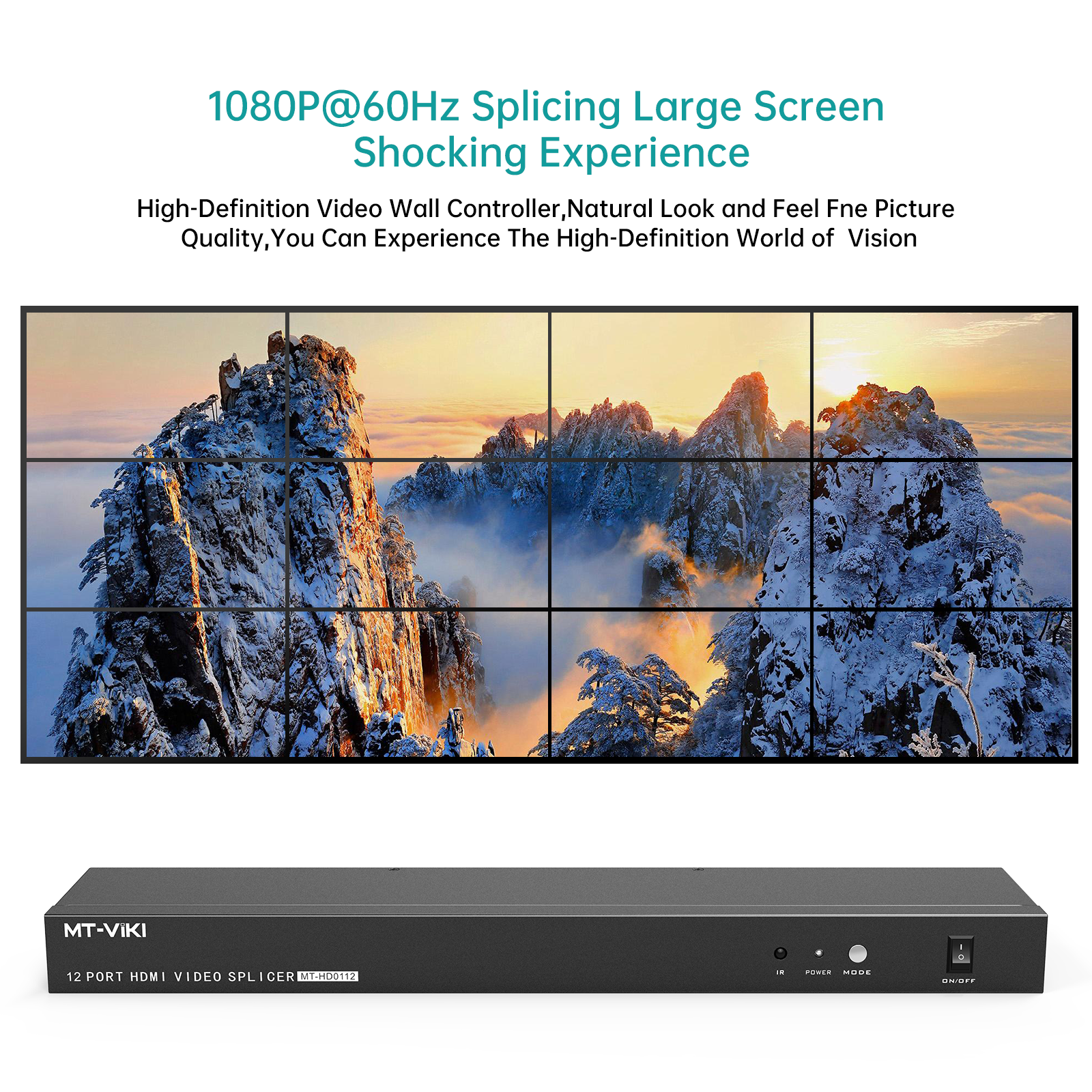 HDMI Video Wall Controller 1080P 60Hz with IR - Image 6